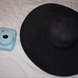 Black Floppy Hat